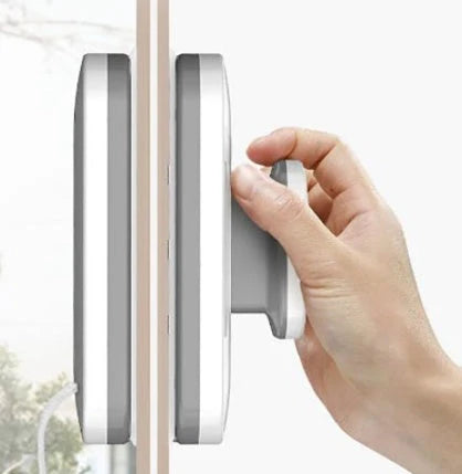 Magnetic Double-sided Wipe for cleaning high windows safely from inside