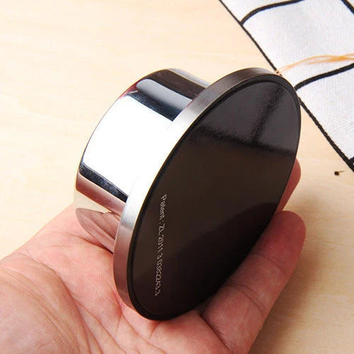 Stainless steel mechanical kitchen timer with magnetic back, no batteries required