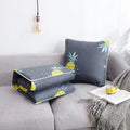 Chinese style car pillow cover in Love is strong colour on a car seat headrest