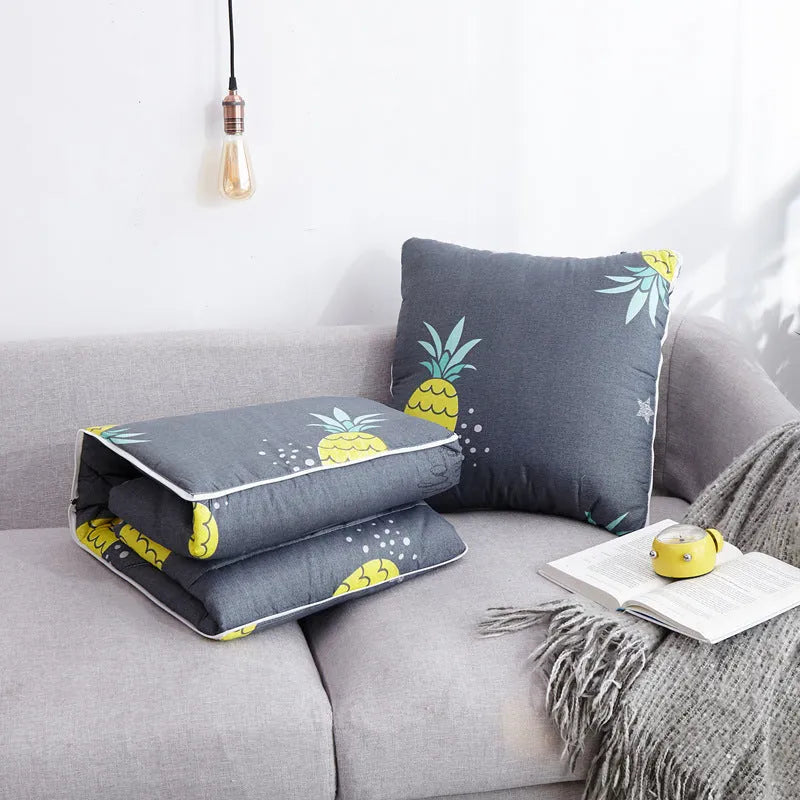 Chinese style car pillow cover in Love is strong colour on a car seat headrest