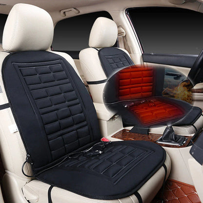 Adjustable car heating cushion with temperature control for back pain relief and warmth