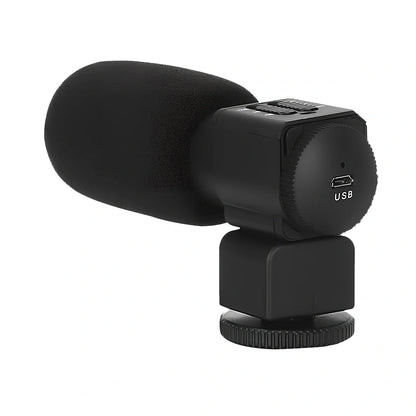 Black 3.0 inch touch screen 4K digital video camera with WiFi, remote, and 18x zoom lens