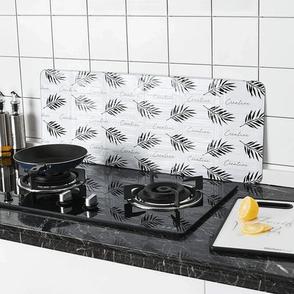 Foldable aluminium oil splatter screen for gas stoves