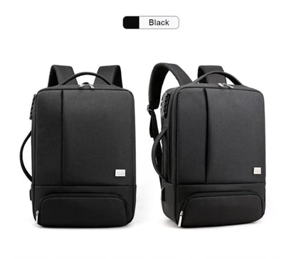 15.6 inch anti-theft nylon laptop bag in various colours