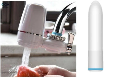 Faucet water purifier with high-speed flow and switchable water types for clean kitchen water