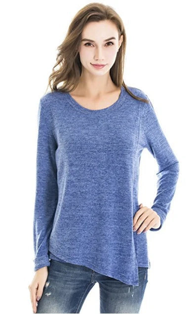 100% cotton maternity loose-fit top in various colours and sizes