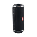 Portable wireless Bluetooth speaker with FM radio, TF card slot, and USB port for outdoor music playback