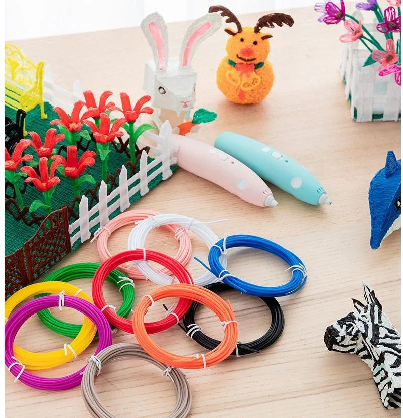 3D Printing Pen with LED display for temperature adjustment, compatible with ABS and PLA filaments