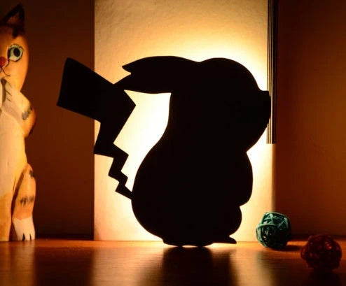 Cute animal-shaped LED night light with sound sensor for home safety