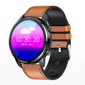 LEMFO LF26 smart bracelet showing 1.3 inch screen with touch and button controls in five colour options