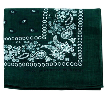 Cashew Flower Paisley Hip Hop Square Scarf in various colours