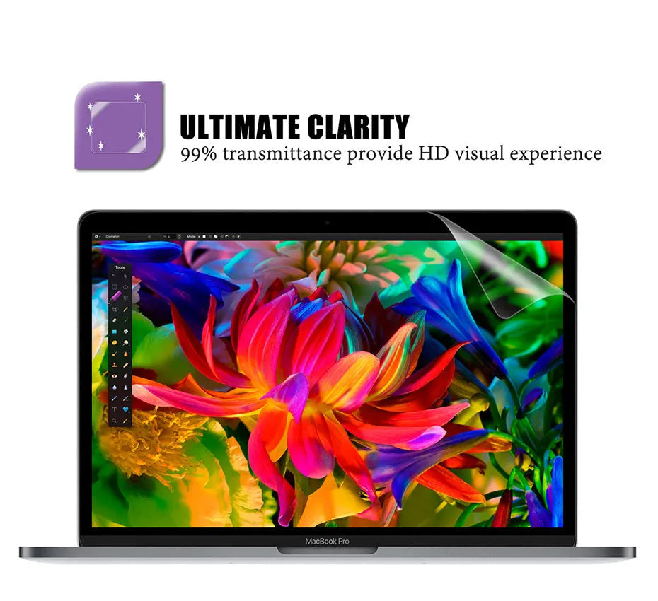 Lansheng matte anti-glare screen protector film for 13-inch MacBook Pro laptop.