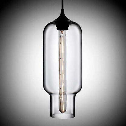 Nordic Modern Loft Pendant Lamp with glass body and adjustable height