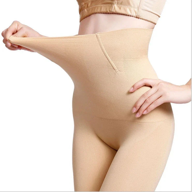 High waist nylon non-slip boxer pants with silicone strip for a stay-put fit