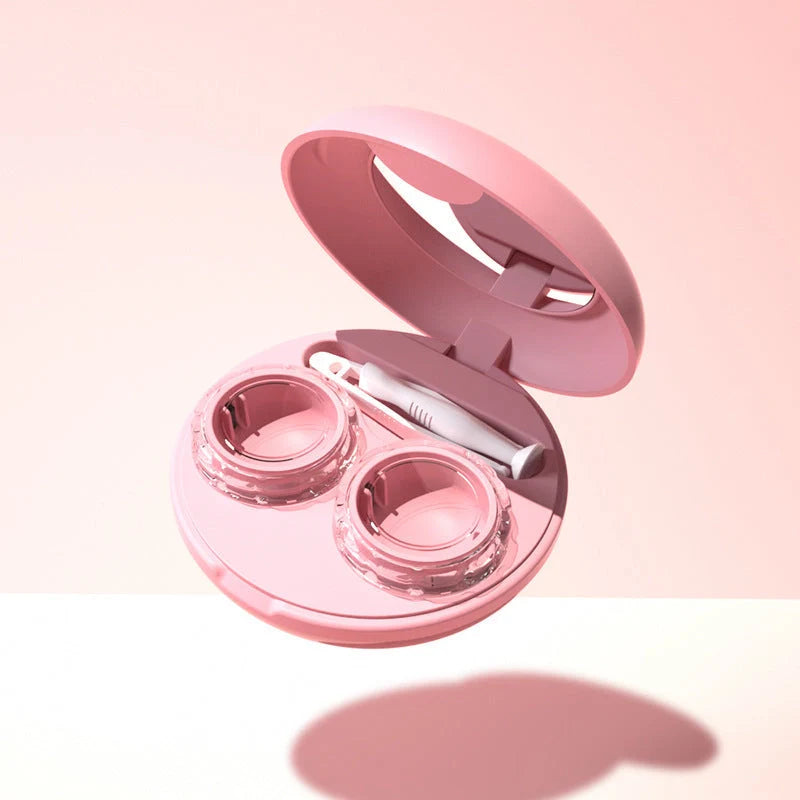 Ultrasonic contact lens cleaner with USB charging and 99.99% sterilization