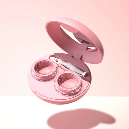 Ultrasonic contact lens cleaner with USB charging and 99.99% sterilization