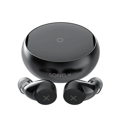SONGX TWS wireless Bluetooth earphones with star-ring design and USB-C case