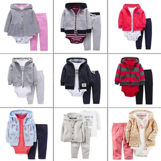 Toddler's cotton long sleeve hoodie with zipper front in various colours