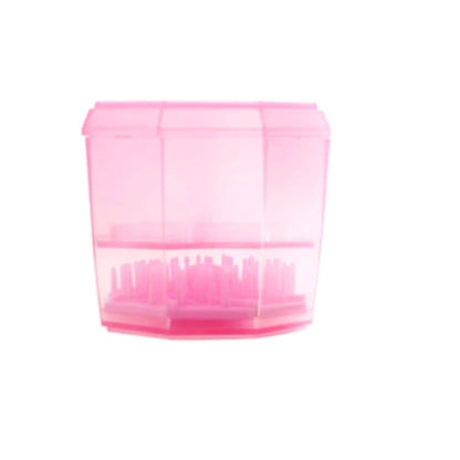14-hole makeup brush holder in various colours for organizing and drying brushes