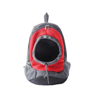 Multi-colour backpack pet bag with breathable mesh for small dogs and cats