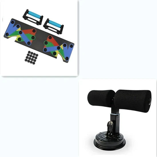 Sit Up Bar Trainer with foam padding and steel spring for home fitness