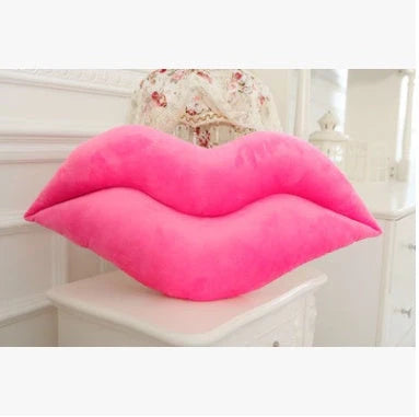 Creative plush big lips pillow in pink and red, sizes 50 cm and 65 cm
