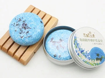 Natural Plant Shampoo Bar with essential oils for nourishing hair care