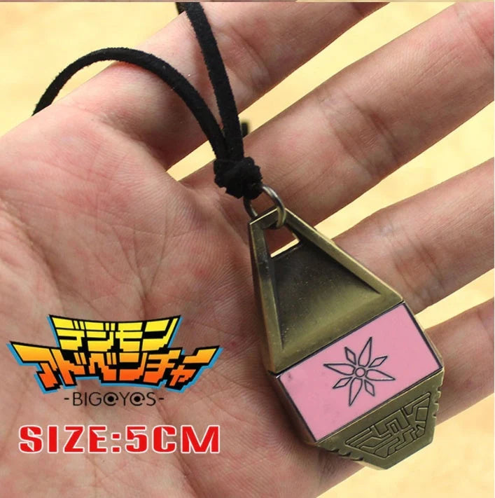 Adjustable magnetic pendant necklace with durable nylon rope and sleek metal pendant