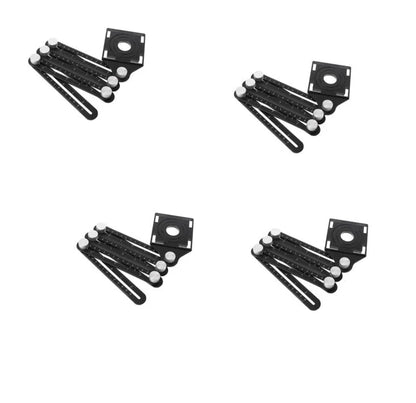 Aluminum alloy six-folding multi-angle measuring ruler for precise tile and flooring layouts