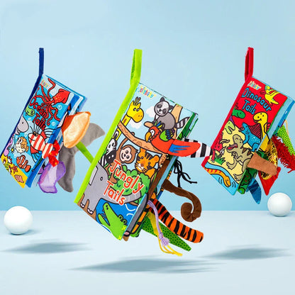 Brightly coloured baby educational toy for early learning and sensory development