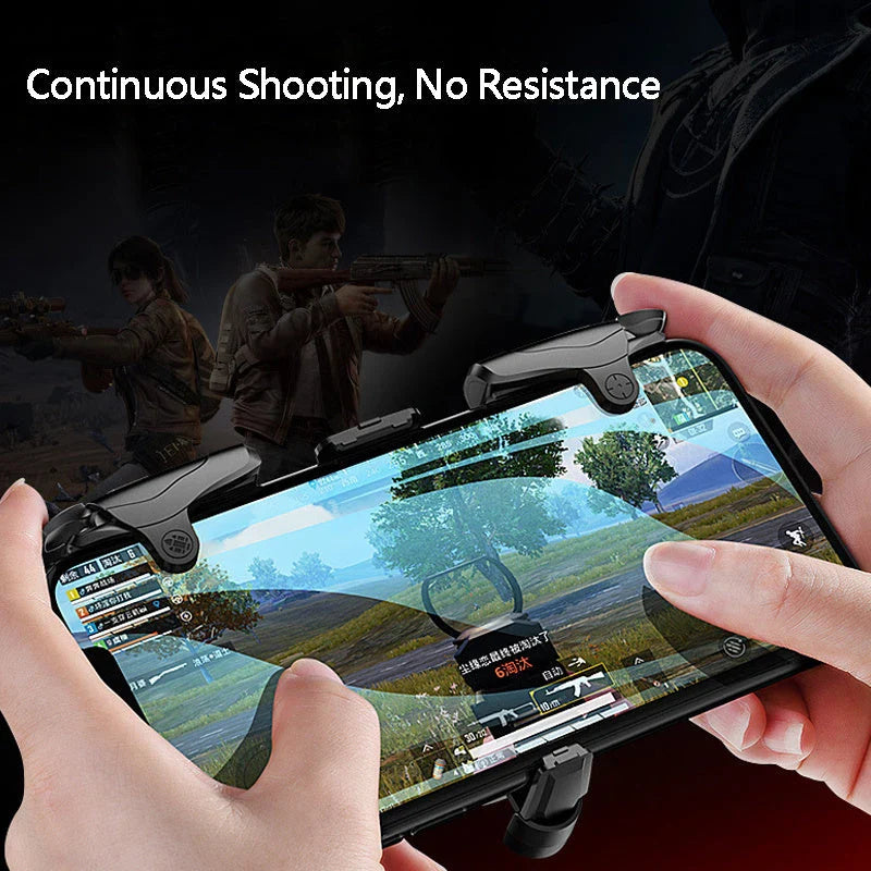 Alloy mobile gamepad joystick for smartphones with adjustable frequency
