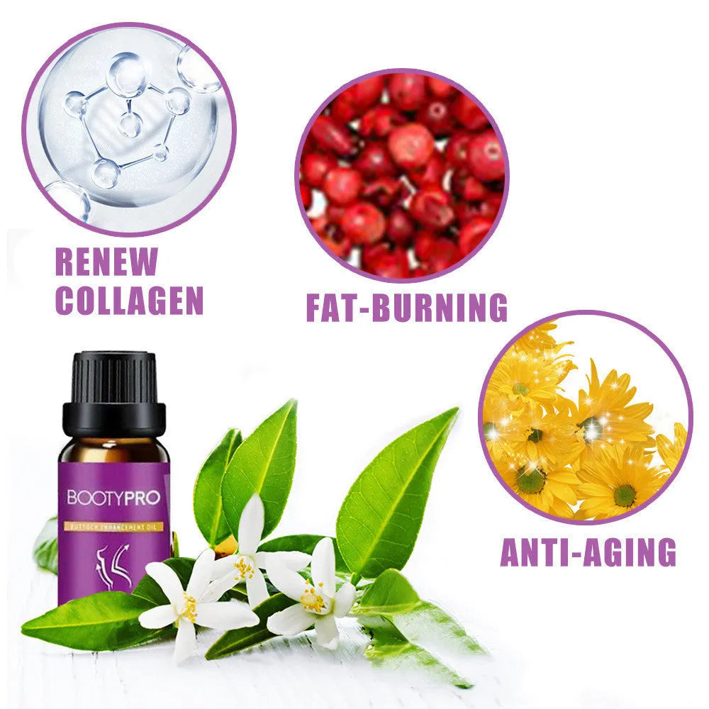 10ml bottle of Plump Butt Enhance Oil Plumbum Cream Firming Oil for buttocks skincare