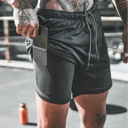 Pocket compression shorts in various colours and sizes for workouts and outdoor activities