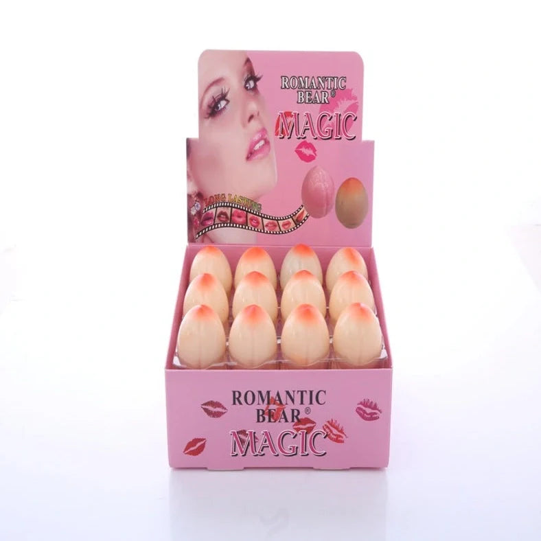 Creative Fairy hydrating lipstick in monochrome colour, showing 1.8cm length and bullet shape