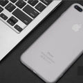 TPU silicone mobile phone case for iPhone 6, 7, 8, X in black, blue, red, and white colours.
