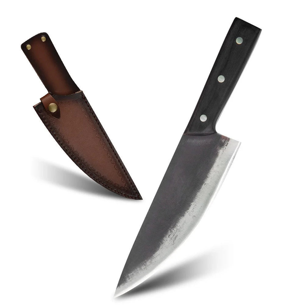 8-inch forging butcher's bone picking knife for precise culinary tasks
