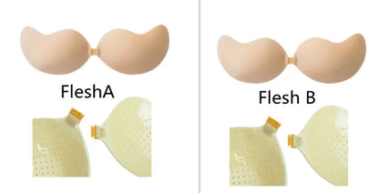 Deep V Invisible Bra with Mango Cup for seamless support under swimwear or dresses