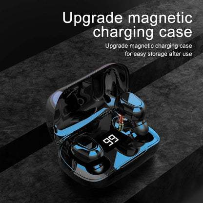 Bluetooth wireless in-ear stereo earphones with digital charging box