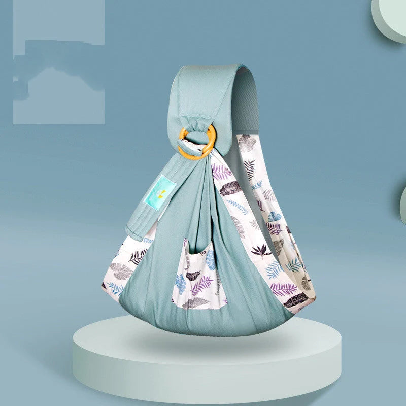 100% cotton baby carrier sling in various colors for secure, hands-free baby carrying