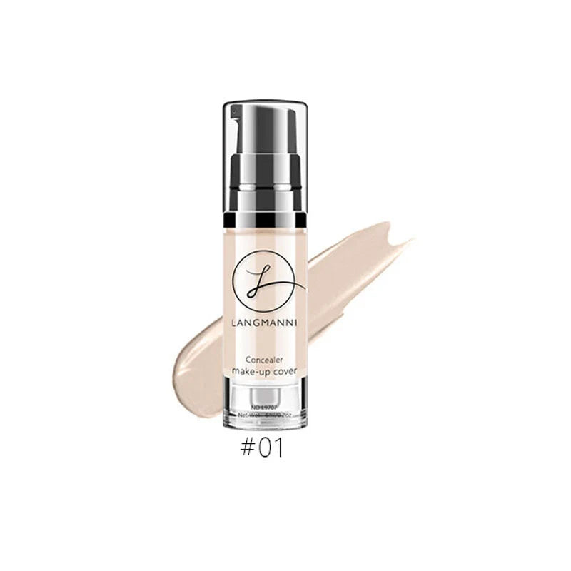 Professional waterproof liquid foundation concealer for flawless skin coverage