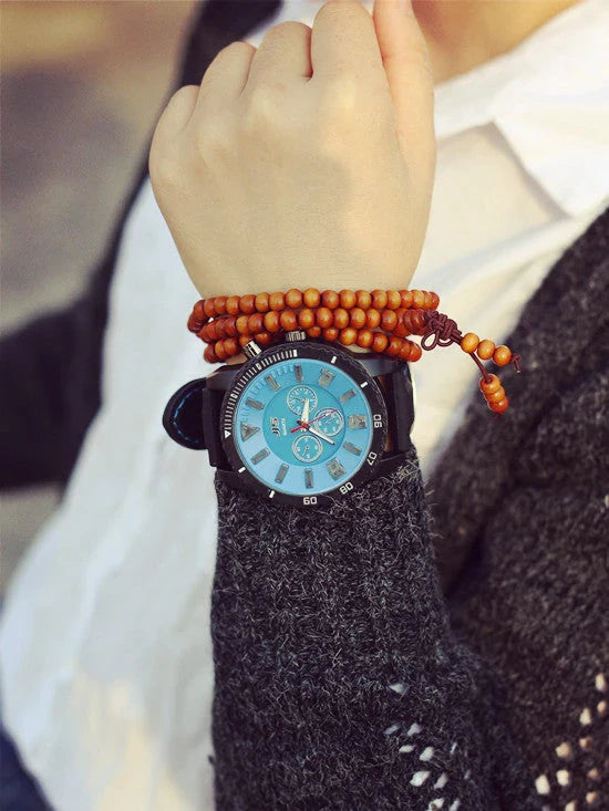 Classic Super Luminous Oversized Dial Quartz Watch for Men and Women