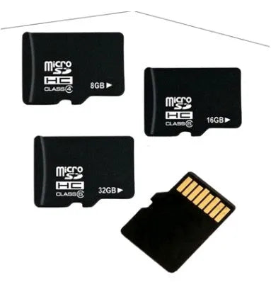 Black TF memory card with Class 10 100MB/s speed and write protection switch