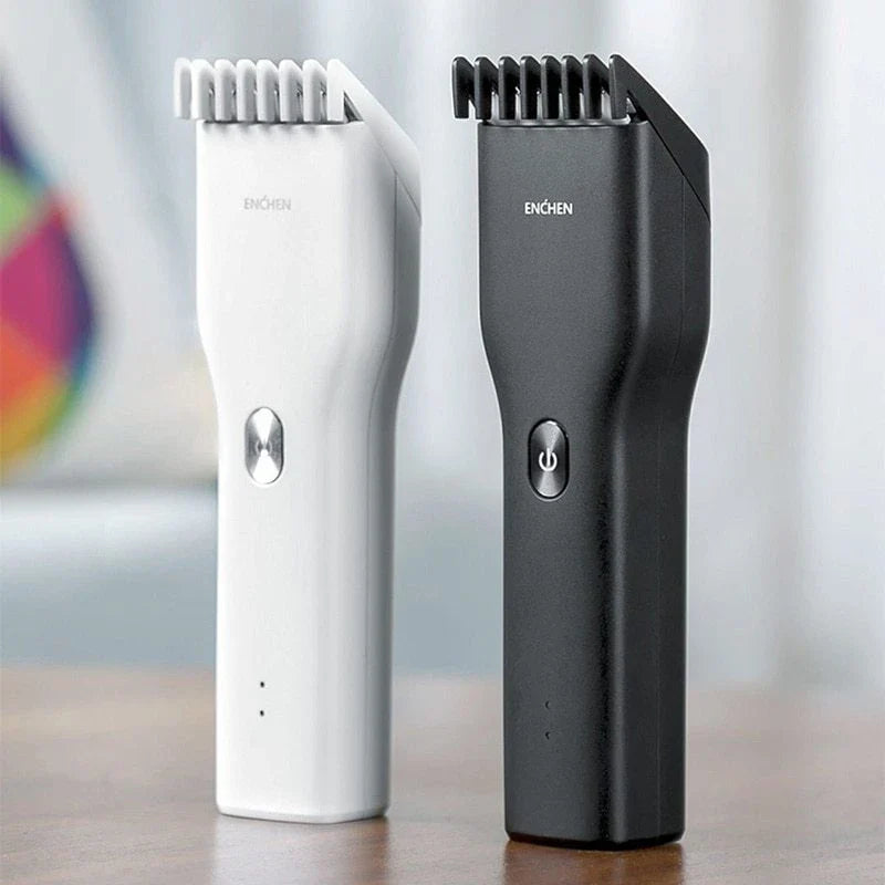 Cordless Hair Shaver for adults and children in black and white