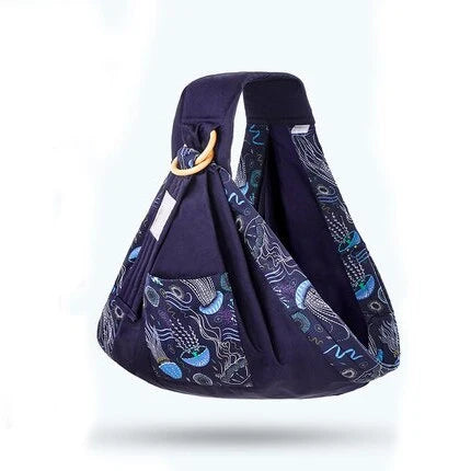 Adjustable baby wrap carrier sling in various colors for comfortable infant nursing
