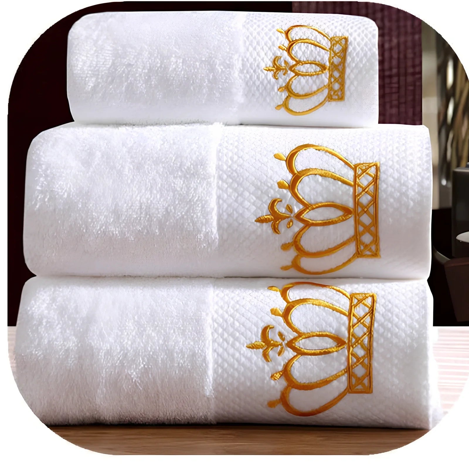 Large 70x140cm cotton bath towel with custom embroidery for hotel sauna use, 100% cotton absorbency