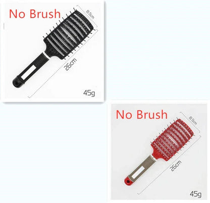 Ultra-Soft Detangling Hair Brush with Scalp Massage - Premium Bristles and Nylon for Effortless Tangle-Free Hair