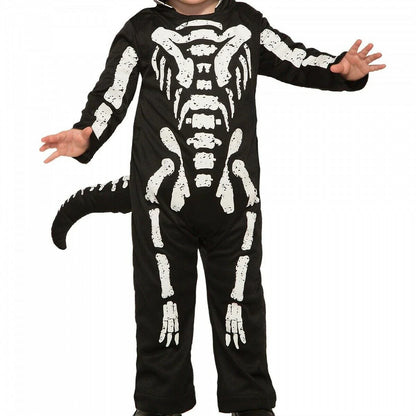 Halloween skeleton costume for children with realistic design and eco-friendly materials