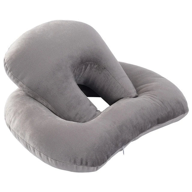 Plush U-shaped travel neck pillow in various colors for ultimate comfort and support
