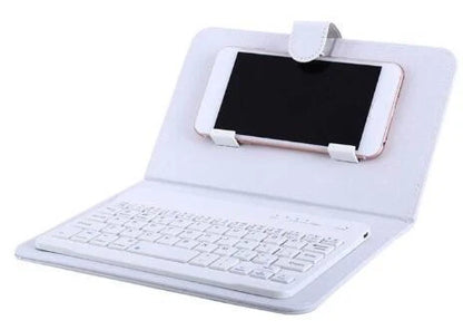 Wireless keyboard case protective cover for Bluetooth devices with compact design