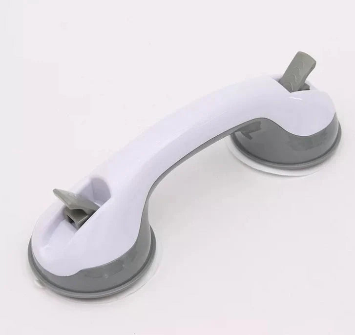 ABS suction cup bathroom handrail in green, blue, and purple for anti-slip safety